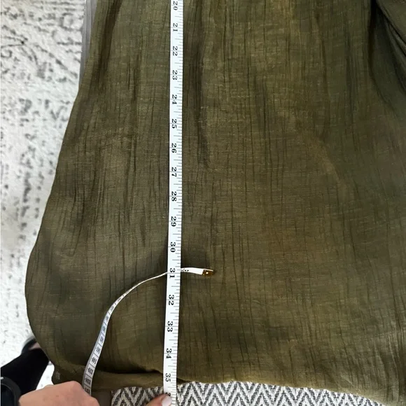 Anthropologie Naïf Boho Olive Midi Dress - Picture 5 of 9